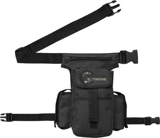 Mil-Tec Στρατιωτικό Τσαντάκι Μηρού από Cordura Μαύρο