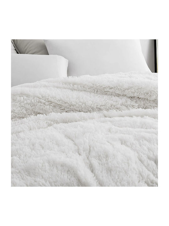 Saray Home Κουβερτοπάπλωμα Σετ Υπέρδιπλο 220x240εκ. Shaggy 220 3τμχ 300 GSM
