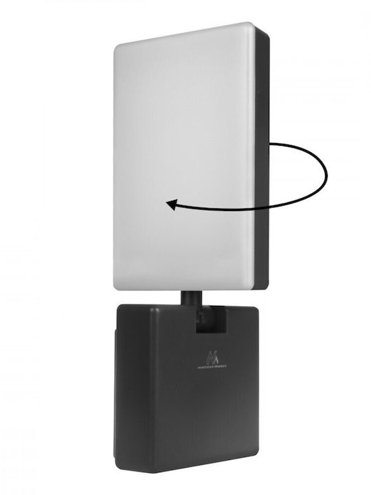 Maclean Energy Επιτοίχιο Εξωτερικό Φωτιστικό LED IP65 10W με Φυσικό Λευκό Φως