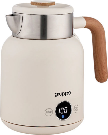 Gruppe HDK1501EL Електрическа Кана 1.5l 1500W Бежова