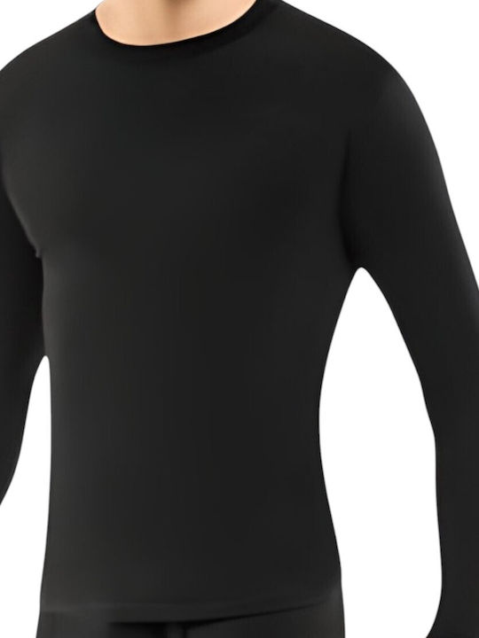 Kota Herren Thermo Langarmshirt Schwarz