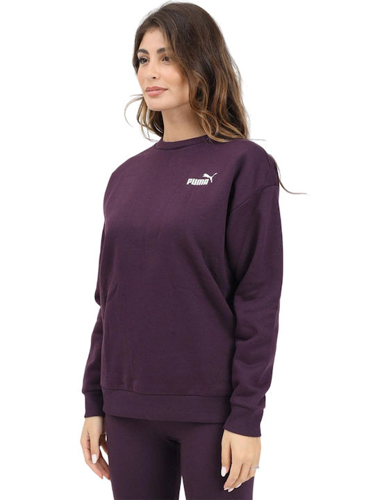 Puma Ess+ Women's Sweatshirt Purple