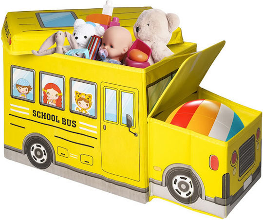 General Trade Kinder Aufbewahrungsbox aus Stoff Rot 55x25x30cm 1Stück