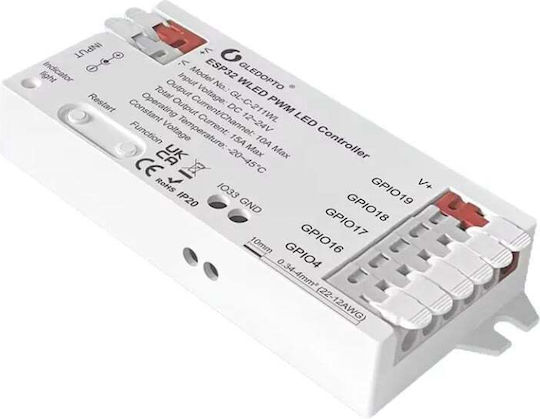 Intelligenter Controller Gledopto GL-C-211WL Wi-Fi PWM WLED Analog RGB RGBW RGBCCT CCT Monochrom LED-Streifen