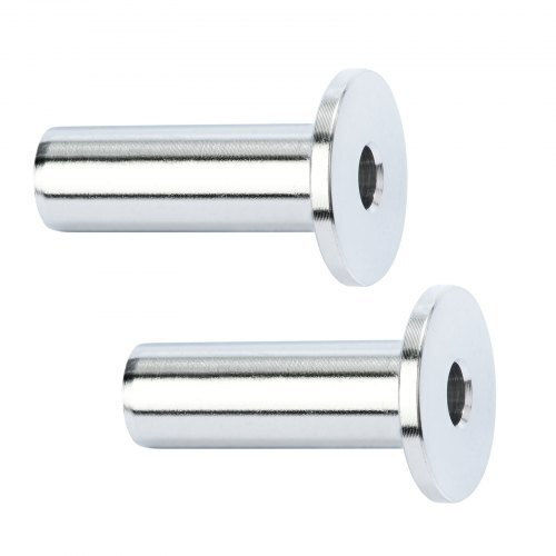 Vevor 121pcs Stainless Steel Wire Rope Sleeves 3.2mm T316 Marine Grade Free Drill Silver Bxgbhtys121jm10kiv0
