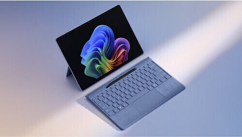 Microsoft Surface Pro Flex w/ Slim Pen Kabellos Bluetooth Tastatur mit Touchpad Englisch US Bright Sapphire