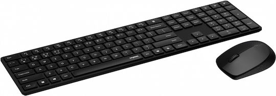 Rapoo 8020m Fără fir Set tastatură și mouse Engleză US