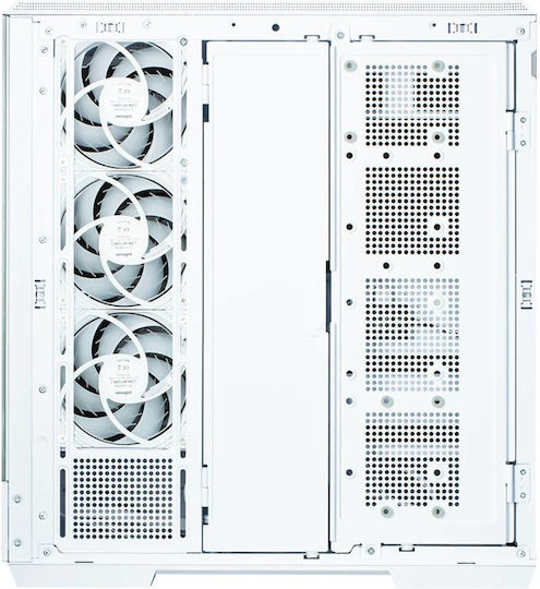Zalman P50 DS Gaming Midi-Turm Computergehäuse mit Seitenfenster Weiß