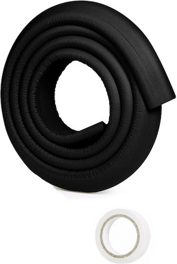 Olympus Round 1 Padded Edge Guards with Sticker made of Foam in Black Color 200εκ. 1pcs