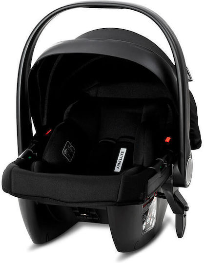 Lorelli Bianca Verstellbar 3 in 1 Baby Kinderwagen Geeignet für Neugeborene Schwarz