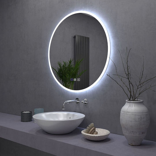 Tutumi Καθρέπτης & LED Φωτισμό Διαμέτρου 80cm
