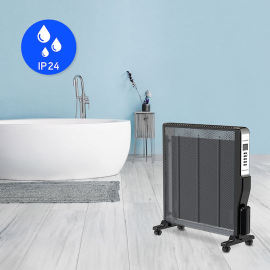 Rohnson Konvektorheizung Boden 2500W Mica mit elektronischem Thermostat und WiFi 64.5x66cm Gray