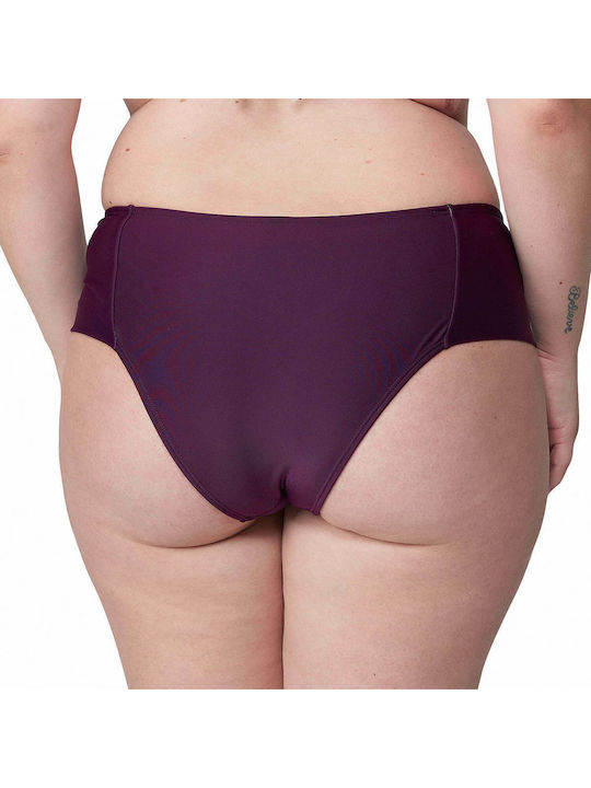 Bikini Slip Ψηλόμεσο Μωβ