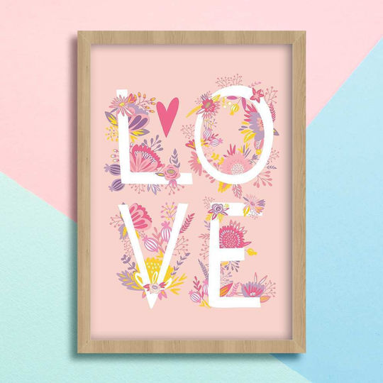 Παιδικό Κάδρο Love 21x30εκ.