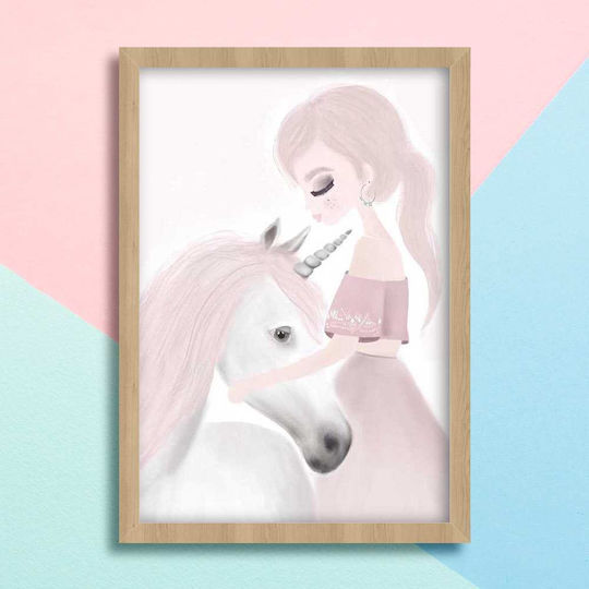 Παιδικό Κάδρο Unicorn 30x40εκ.