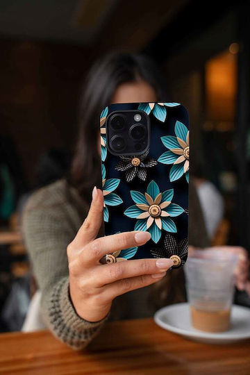 Sonique 3D Flower Series Case for Apple iPhone 13 Mini Light Blue