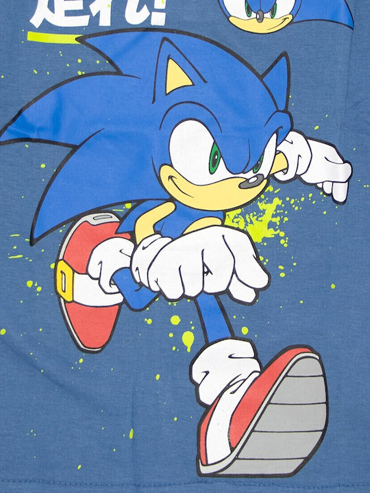 Kinderhemd Langarm Rot Sonic