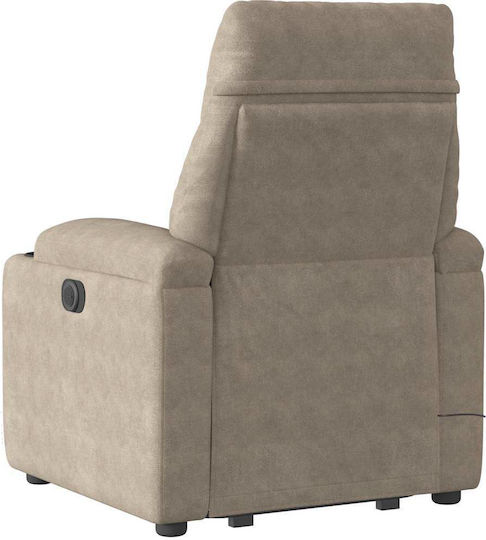 Фотьойл Relax Масаж С поставка за крака Taupe 72x90x99см