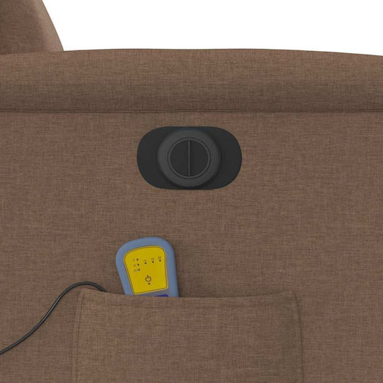Relax Armchair Massage with Footstool Coffee 78x95x100cm