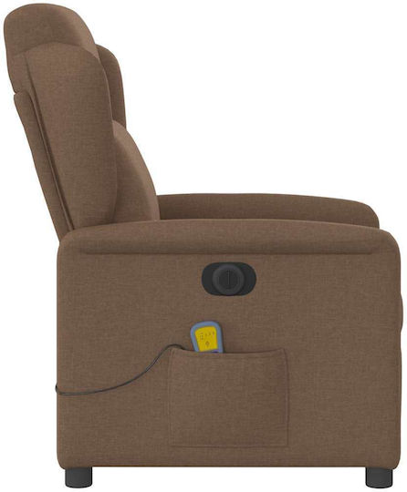 Relax Armchair Massage with Footstool Coffee 78x95x100cm