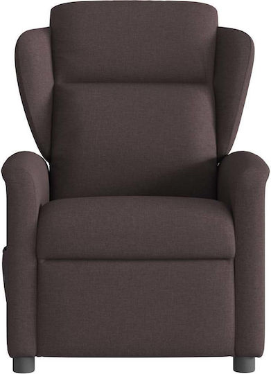 Relaxsessel Friseurwaschbecken mit Fußhocker Dark Brown 78x95x100cm