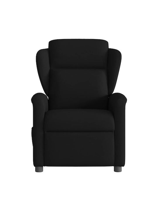 Relaxsessel Friseurwaschbecken mit Fußhocker Black 78x95x100cm