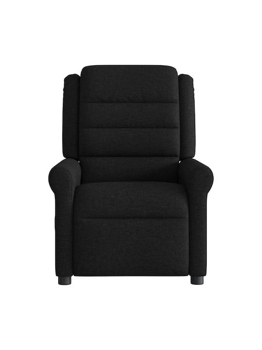Relax Armchair with Footstool Black 73x91.5x102.5cm