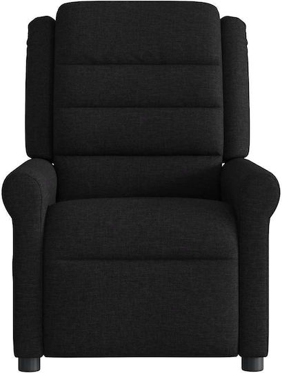 Relaxsessel mit Fußhocker Black 73x91.5x102.5cm