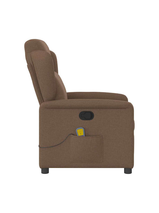 Relaxsessel Friseurwaschbecken mit Fußhocker Coffee 78x95x100cm
