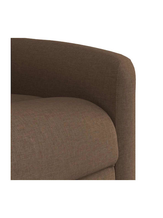 Relaxsessel Friseurwaschbecken mit Fußhocker Coffee 78x95x100cm