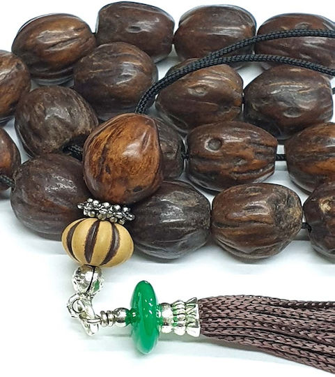 Roloi Komboloi Nutmeg Worry Beads Brown 30cm