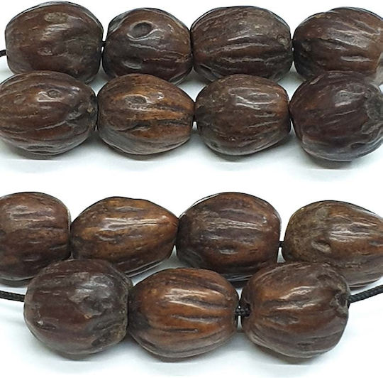 Roloi Komboloi Nutmeg Worry Beads Brown 33cm