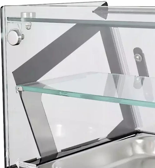 Dynamic Freezing Showcase with Capacity 64lt 130.7x39.5x37.5cm