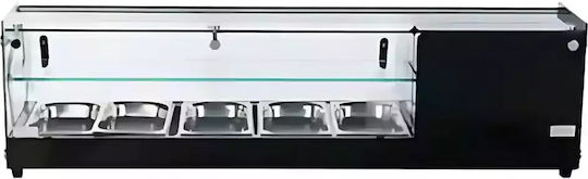 Dynamic Freezing Showcase with Capacity 64lt 130.7x39.5x37.5cm