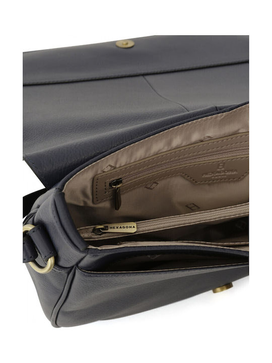Leder Damen Handtaschen Crossbody Blau