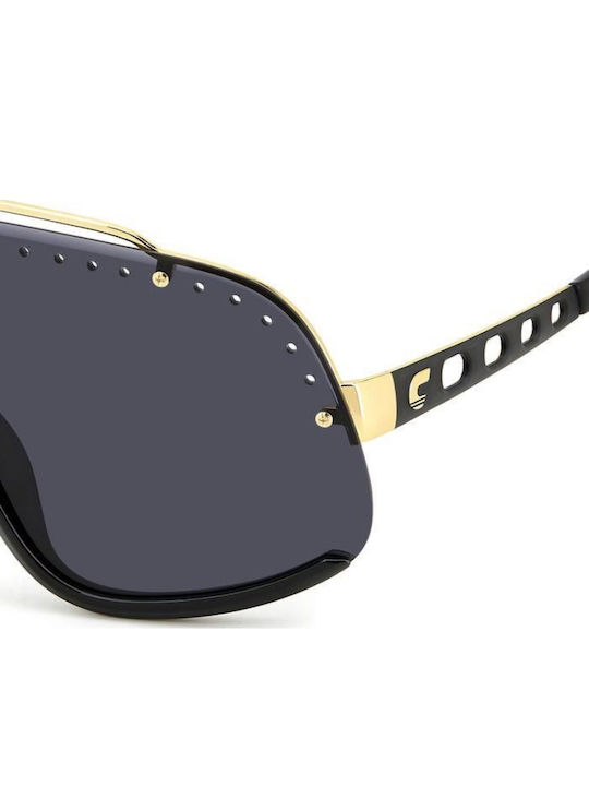 Carrera Unisex Ochelari de soare cu Auriu Cadru și Gri Lentilă FLAGLAB 16 2M2/2K