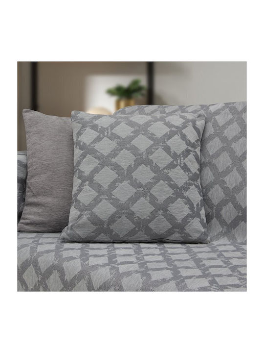 Lino Home Milto Sofa Throw Chenille 180x250cm Gray