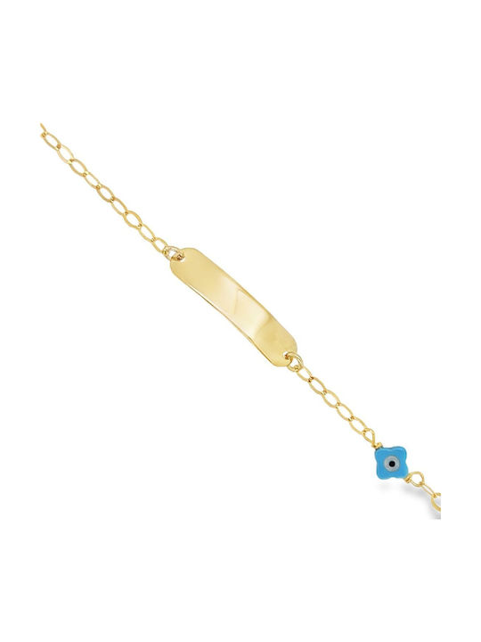 Xryseio Kids Bracelet ID from Gold 9K