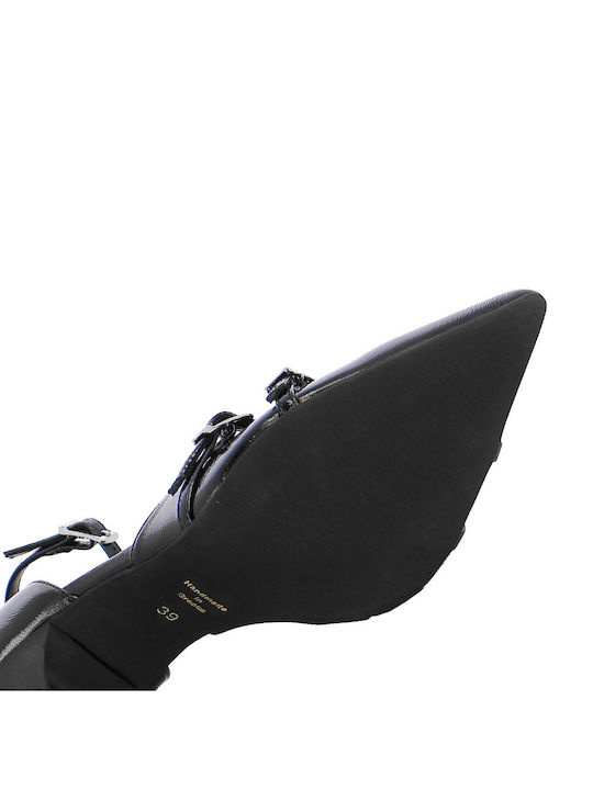 Leather Black High Heels