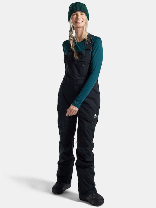 Burton Gore-tex 2l 22075104001 Women's Dungarees for Ski & Snowboard Black