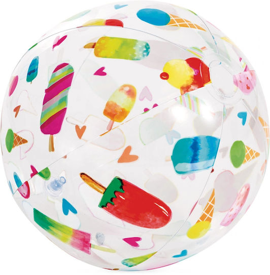 Intex Lively Φουσκωτή Μπάλα Θαλάσσης 51 εκ. Fish (Διάφορα Σχέδια)