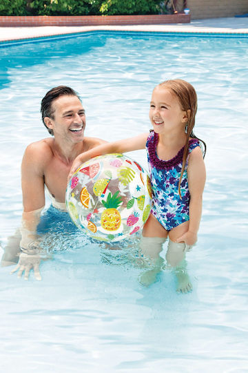 Intex Lively Φουσκωτή Μπάλα Θαλάσσης 51 εκ. Fish (Διάφορα Σχέδια)