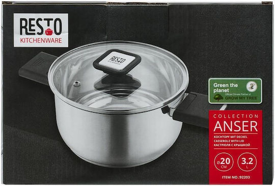 Resto Βαθιά Κατσαρόλα από Αλουμίνιο 3.2lt / 20cm