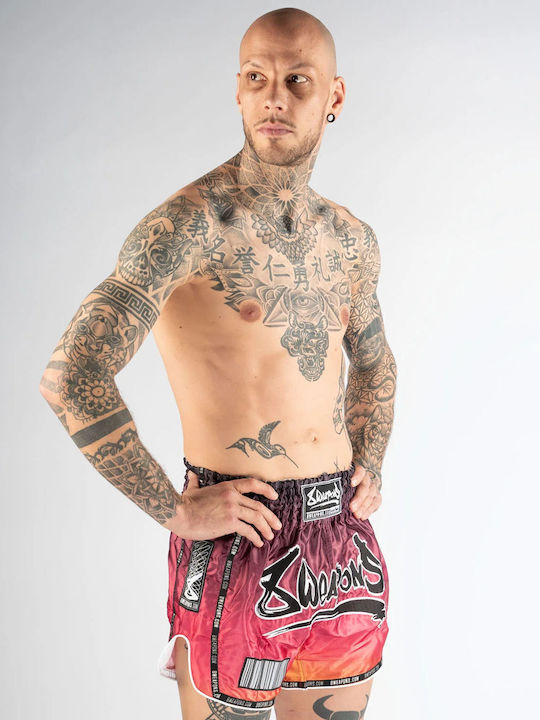 Pantaloni Scurți Muay Thai 8 Arme Vivo Sunsphere Mov
