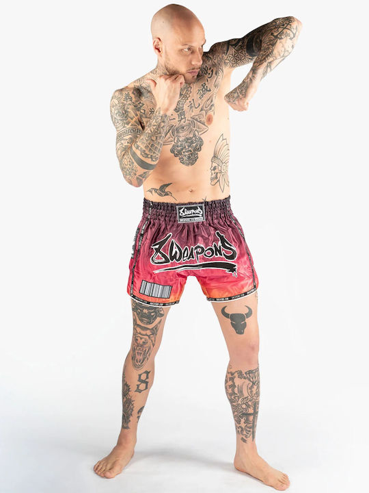 Pantaloni Scurți Muay Thai 8 Arme Vivo Sunsphere Mov