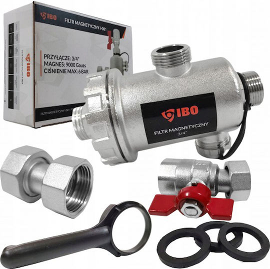Separator magnetic impurități I-001 conexiune 3/4" 8 bar Ibo Dambat Ib220021