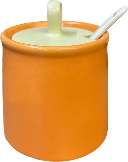 Milchkanne & Zuckerdose Set Servieren Orange 1Stück