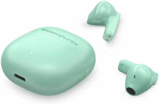 Energy Sistem StreetMusic Earbud Bluetooth Handsfree Earphones with Charging Case Green