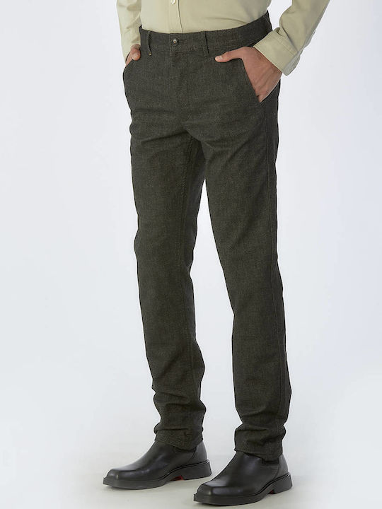 Παντελόνι Chino Ελαστικό σε Slim Εφαρμογή Dark Gray