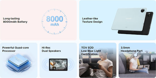 Doogee T10W 4G 10.1Inches Tablet (4GB/128GB) Black